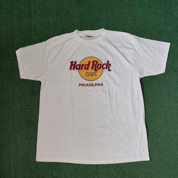 VINTAGE Hard Rock Cafe Philadelphia T Shirt Size XL - Picture 1 of 4